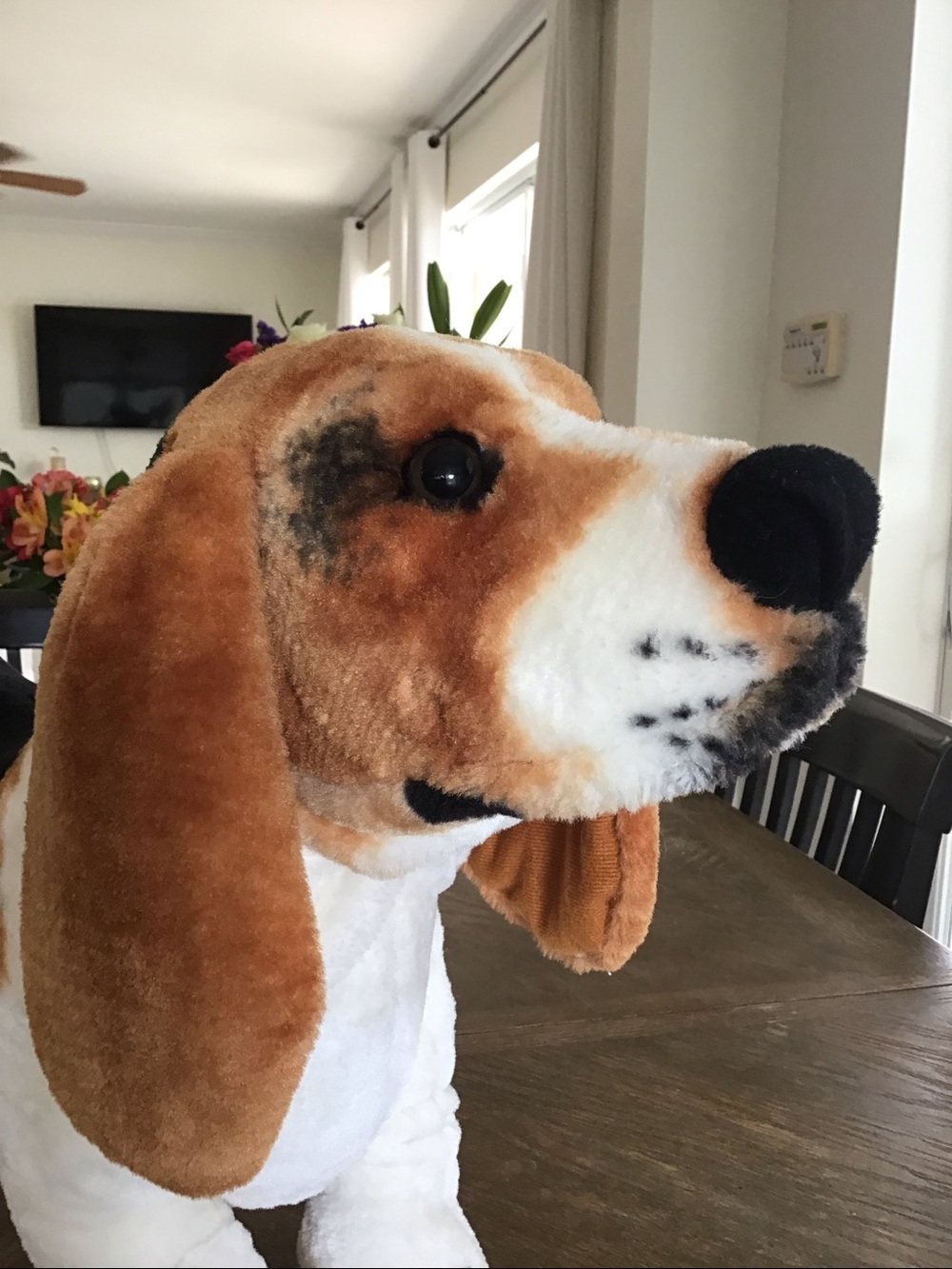 Melissa & Doug life size Basset Hound Plush Dog